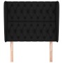 Headboard with black fabric ears 93x23x118/128 cm by vidaXL, Headboards and footboards - Ref: Foro24-3118276, Price: 83,05 €,...
