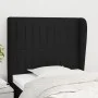 Headboard with black fabric ears 93x23x118/128 cm by vidaXL, Headboards and footboards - Ref: Foro24-3118178, Price: 71,85 €,...