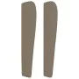 Headboard with ears in taupe gray fabric 103x23x118/128 cm by vidaXL, Headboards and footboards - Ref: Foro24-3118286, Price:...
