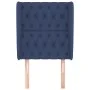 Cabecero con orejas de tela azul 83x23x118/128 cm de vidaXL, Cabeceros y pies de cama - Ref: Foro24-3118272, Precio: 85,37 €,...