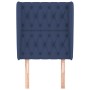 Kopfteil mit blauen Stoffohren 83x23x118/128 cm von vidaXL, Kopf- und Fußteile - Ref: Foro24-3118272, Preis: 89,61 €, Rabatt: %