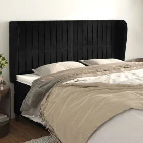 Kopfteil mit hellgrauen Samtohren 183x23x118/128 cm von vidaXL, Kopf- und Fußteile - Ref: Foro24-3118256, Preis: 147,67 €, Ra...