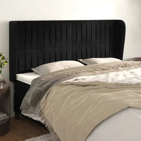 Headboard with light gray velvet ears 183x23x118/128 cm by vidaXL, Headboards and footboards - Ref: Foro24-3118256, Price: 14...