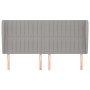 Kopfteil mit hellgrauen Stoffohren 183x23x118/128 cm von vidaXL, Kopf- und Fußteile - Ref: Foro24-3118208, Preis: 118,05 €, R...