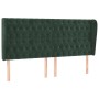 Kopfteil mit dunkelgrünen Samtohren 203x23x118/128cm von vidaXL, Kopf- und Fußteile - Ref: Foro24-3118361, Preis: 197,84 €, R...