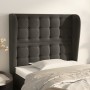 Kopfteil mit dunkelgrauen Samtohren 83x23x118/128 cm von vidaXL, Kopf- und Fußteile - Ref: Foro24-3118421, Preis: 84,20 €, Ra...