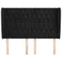 Headboard with black velvet ears 147x23x118/128 cm by vidaXL, Headboards and footboards - Ref: Foro24-3118342, Price: 163,37 ...