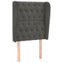 Headboard with dark gray velvet ears 83x23x118/128 cm by vidaXL, Headboards and footboards - Ref: Foro24-3118323, Price: 82,0...