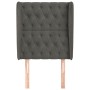 Headboard with dark gray velvet ears 83x23x118/128 cm by vidaXL, Headboards and footboards - Ref: Foro24-3118323, Price: 82,0...