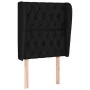 Headboard with black fabric ears 83x23x118/128 cm by vidaXL, Headboards and footboards - Ref: Foro24-3118268, Price: 85,28 €,...