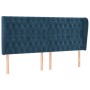 Kopfteil mit dunkelblauen Samtohren 183x23x118/128 cm von vidaXL, Kopf- und Fußteile - Ref: Foro24-3118356, Preis: 193,73 €, ...
