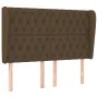 Headboard with light gray fabric ears 147x23x118/128 cm by vidaXL, Headboards and footboards - Ref: Foro24-3118293, Price: 13...
