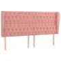 Kopfteil mit rosa Samtohren 183x23x118/128 cm von vidaXL, Kopf- und Fußteile - Ref: Foro24-3118357, Preis: 152,39 €, Rabatt: %