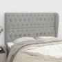 Kopfteil mit hellgrauen Stoffohren 163x23x118/128 cm von vidaXL, Kopf- und Fußteile - Ref: Foro24-3118298, Preis: 147,79 €, R...