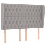 Kopfteil mit hellgrauen Stoffohren 163x23x118/128 cm von vidaXL, Kopf- und Fußteile - Ref: Foro24-3118298, Preis: 150,50 €, R...