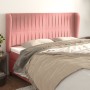 Kopfteil mit rosa Samtohren 183x23x118/128 cm von vidaXL, Kopf- und Fußteile - Ref: Foro24-3118259, Preis: 126,24 €, Rabatt: %