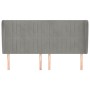 Kopfteil mit hellgrauen Samtohren 163x23x118/128 cm von vidaXL, Kopf- und Fußteile - Ref: Foro24-3118248, Preis: 144,20 €, Ra...