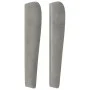 Headboard with light gray velvet ears 163x23x118/128 cm by vidaXL, Headboards and footboards - Ref: Foro24-3118248, Price: 13...