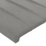 Headboard with light gray velvet ears 163x23x118/128 cm by vidaXL, Headboards and footboards - Ref: Foro24-3118248, Price: 13...