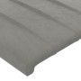 Kopfteil mit hellgrauen Samtohren 163x23x118/128 cm von vidaXL, Kopf- und Fußteile - Ref: Foro24-3118248, Preis: 144,20 €, Ra...