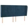Kopfteil mit dunkelblauen Samtohren 203x23x118/128 cm von vidaXL, Kopf- und Fußteile - Ref: Foro24-3118264, Preis: 137,38 €, ...