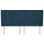 Kopfteil mit dunkelblauen Samtohren 203x23x118/128 cm von vidaXL, Kopf- und Fußteile - Ref: Foro24-3118264, Preis: 141,98 €, ...
