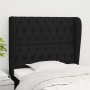 Kopfteil mit Ohren aus schwarzem Stoff, 103 x 23 x 118/128 cm von vidaXL, Kopf- und Fußteile - Ref: Foro24-3118284, Preis: 89...