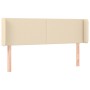Cabecero de tela color crema 147x16x78/88 cm de vidaXL, Cabeceros y pies de cama - Ref: Foro24-3118491, Precio: 69,31 €, Desc...