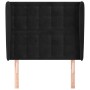 Headboard with black velvet ears 83x23x118/128 cm by vidaXL, Headboards and footboards - Ref: Foro24-3118422, Price: 72,48 €,...