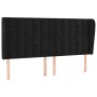 Headboard with light gray velvet ears 163x23x118/128 cm by vidaXL, Headboards and footboards - Ref: Foro24-3118446, Price: 11...
