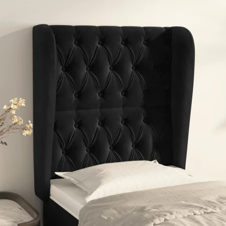 Kopfteil mit schwarzen Samtohren 83x23x118/128 cm von vidaXL, Kopf- und Fußteile - Ref: Foro24-3118324, Preis: 105,85 €, Raba...
