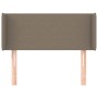 Kopfteil aus taupegrauem Stoff, 83 x 16 x 78/88 cm von vidaXL, Kopf- und Fußteile - Ref: Foro24-3118466, Preis: 46,08 €, Raba...
