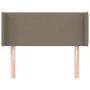 Taupe gray fabric headboard 83x16x78/88 cm by vidaXL, Headboards and footboards - Ref: Foro24-3118466, Price: 44,72 €, Discou...