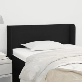 Kopfteil aus schwarzem Stoff, 93 x 16 x 78/88 cm von vidaXL, Kopf- und Fußteile - Ref: Foro24-3118472, Preis: 43,95 €, Rabatt: %