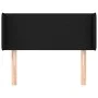 Black fabric headboard 93x16x78/88 cm by vidaXL, Headboards and footboards - Ref: Foro24-3118472, Price: 43,95 €, Discount: %