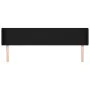 Black fabric headboard 163x16x78/88 cm by vidaXL, Headboards and footboards - Ref: Foro24-3118496, Price: 62,15 €, Discount: %