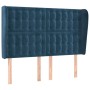 Kopfteil mit dunkelblauen Samtohren 147x23x118/128 cm von vidaXL, Kopf- und Fußteile - Ref: Foro24-3118442, Preis: 119,26 €, ...