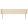 Kopfteil aus cremefarbenem Stoff, 183 x 16 x 78/88 cm von vidaXL, Kopf- und Fußteile - Ref: Foro24-3118507, Preis: 80,78 €, R...