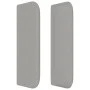 Light gray fabric headboard 183x16x78/88 cm by vidaXL, Headboards and footboards - Ref: Foro24-3118502, Price: 66,68 €, Disco...