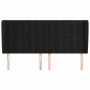 Headboard with light gray velvet ears 183x23x118/128 cm by vidaXL, Headboards and footboards - Ref: Foro24-3118452, Price: 13...