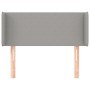 Light gray fabric headboard 83x16x78/88 cm by vidaXL, Headboards and footboards - Ref: Foro24-3118462, Price: 39,19 €, Discou...