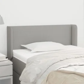 Light gray fabric headboard 103x16x78/88 cm by vidaXL, Headboards and footboards - Ref: Foro24-3118478, Price: 44,00 €, Disco...