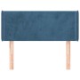 Cabecero de terciopelo azul oscuro 93x16x78/88 cm de vidaXL, Cabeceros y pies de cama - Ref: Foro24-3118528, Precio: 54,75 €