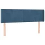 Dunkelblaues Samtkopfteil 147x16x78/88 cm von vidaXL, Kopf- und Fußteile - Ref: Foro24-3118540, Preis: 61,93 €, Rabatt: %