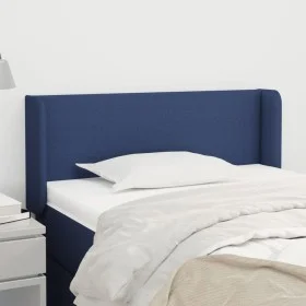Kopfteil aus blauem Stoff, 83 x 16 x 78/88 cm von vidaXL, Kopf- und Fußteile - Ref: Foro24-3118468, Preis: 49,60 €, Rabatt: %