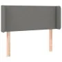 Kopfteil aus dunkelgrauem Stoff, 83 x 16 x 78/88 cm von vidaXL, Kopf- und Fußteile - Ref: Foro24-3118463, Preis: 42,98 €, Rab...