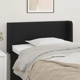 Black synthetic leather headboard 93x16x78/88 cm by vidaXL, Headboards and footboards - Ref: Foro24-3118566, Price: 42,33 €, ...