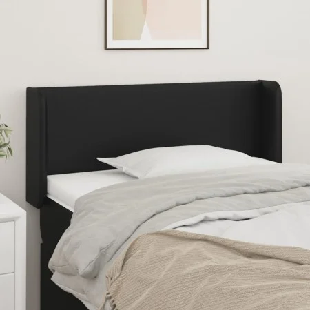 Kopfteil aus schwarzem Kunstleder, 93 x 16 x 78/88 cm von vidaXL, Kopf- und Fußteile - Ref: Foro24-3118566, Preis: 40,39 €, R...