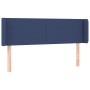Kopfteil aus blauem Stoff, 147 x 16 x 78/88 cm von vidaXL, Kopf- und Fußteile - Ref: Foro24-3118492, Preis: 68,55 €, Rabatt: %