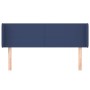 Kopfteil aus blauem Stoff, 147 x 16 x 78/88 cm von vidaXL, Kopf- und Fußteile - Ref: Foro24-3118492, Preis: 68,55 €, Rabatt: %